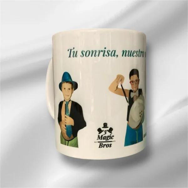 Taza con los 3 magos fondo blanco - Imagen 2