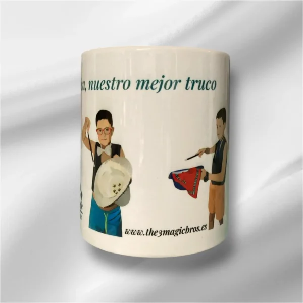 Taza con los 3 magos fondo blanco - Imagen 3